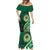 Saineha High School Mermaid Dress Ngatu and Polynesian Pattern