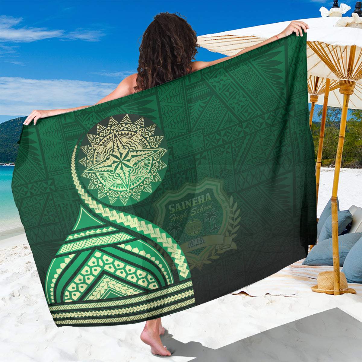 Saineha High School Sarong Ngatu and Polynesian Pattern