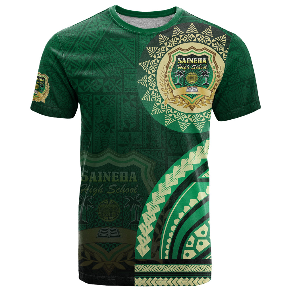 Saineha High School T Shirt Ngatu and Polynesian Pattern
