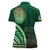 Saineha High School Women Polo Shirt Ngatu and Polynesian Pattern