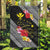 Aloha Hawaii Hibiscus and Plumeria Flowers Garden Flag Kanaka Maoli Tattoo Polynesian Pattern