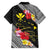 Aloha Hawaii Hibiscus and Plumeria Flowers Hawaiian Shirt Kanaka Maoli Tattoo Polynesian Pattern