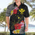 Aloha Hawaii Hibiscus and Plumeria Flowers Hawaiian Shirt Kanaka Maoli Tattoo Polynesian Pattern