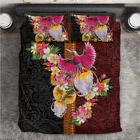 Papua New Guinea Birds and Frangipani Bedding Set Melanesian Art Tattoos - Polynesian Pride