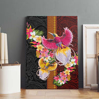 Papua New Guinea Birds and Frangipani Canvas Wall Art Melanesian Art Tattoos LT03 - Polynesian Pride