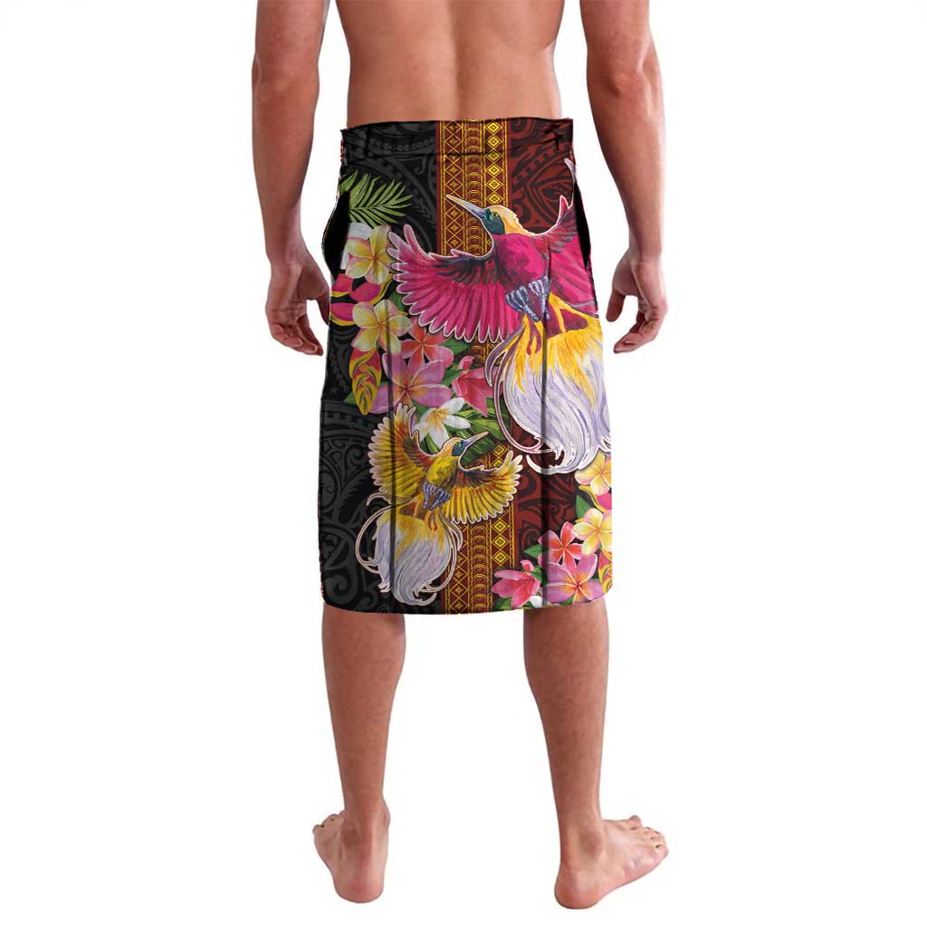 Papua New Guinea Birds and Frangipani Lavalava Melanesian Art Tattoos - Polynesian Pride