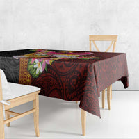 Papua New Guinea Birds and Frangipani Tablecloth Melanesian Art Tattoos LT03 - Polynesian Pride