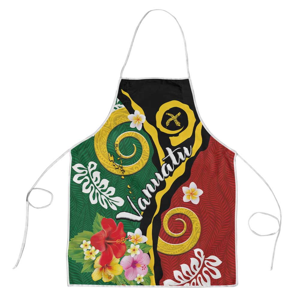 Melanesian Vanuatu Tribal Boar Tusk Apron Tropical Plants and Namele Motifs LT03 Green - Polynesian Pride