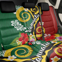 Melanesian Vanuatu Tribal Boar Tusk Back Car Seat Cover Tropical Plants and Namele Motifs - Polynesian Pride
