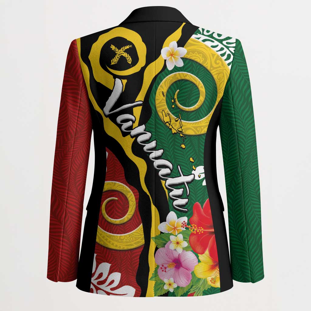 Melanesian Vanuatu Tribal Boar Tusk Blazer Tropical Plants and Namele Motifs LT03 - Polynesian Pride