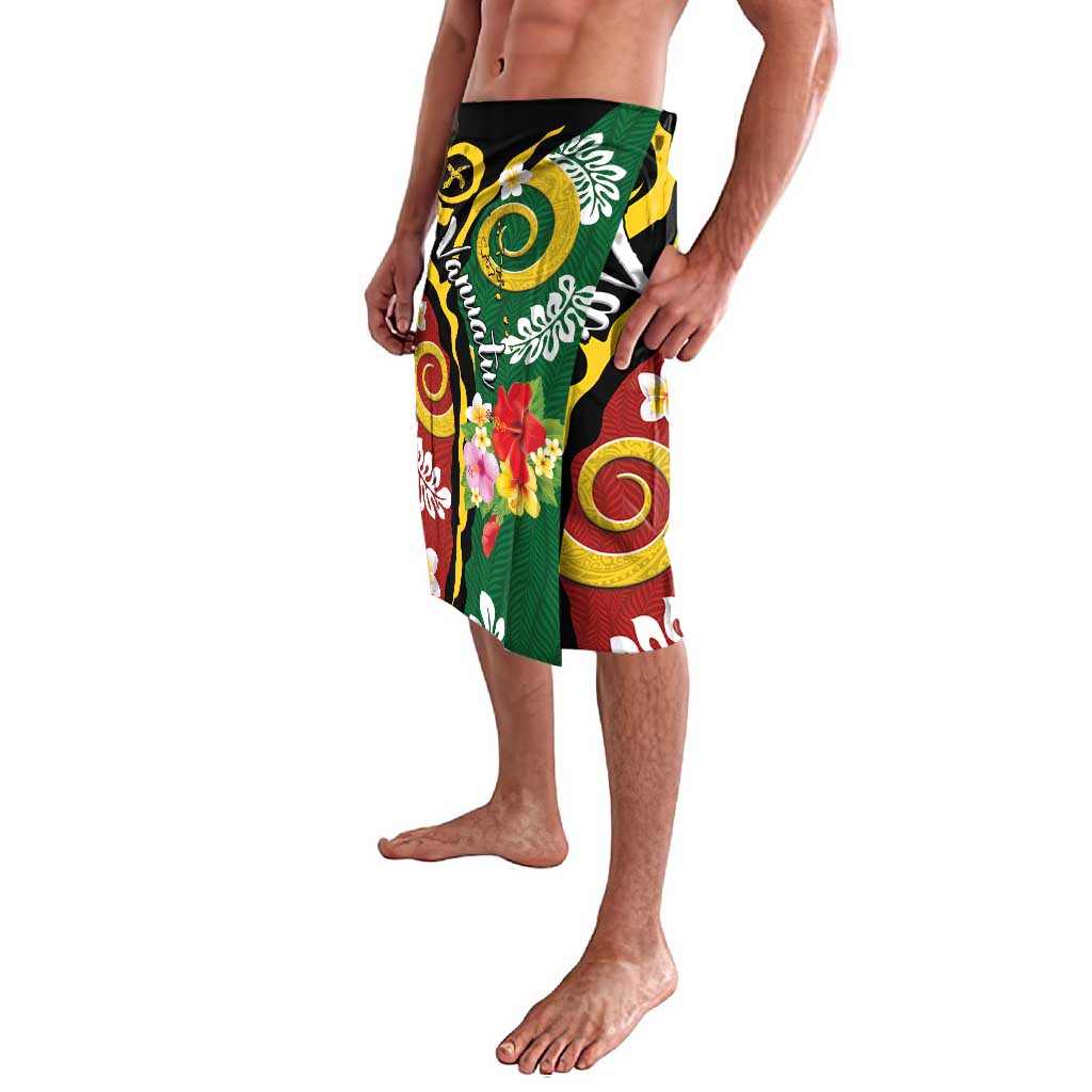 Melanesian Vanuatu Tribal Boar Tusk Lavalava Tropical Plants and Namele Motifs - Polynesian Pride