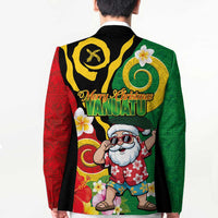 Vanuatu Christmas Blazer Funny Santa with Namele and Boar Tusk Tribal LT03 - Polynesian Pride