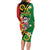 Vanuatu Christmas Family Matching Long Sleeve Bodycon Dress and Hawaiian Shirt Funny Santa with Namele and Boar Tusk Tribal - Polynesian Pride