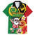 Vanuatu Christmas Family Matching Off The Shoulder Long Sleeve Dress and Hawaiian Shirt Funny Santa with Namele and Boar Tusk Tribal - Polynesian Pride
