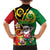 Vanuatu Christmas Family Matching Off Shoulder Short Dress and Hawaiian Shirt Funny Santa with Namele and Boar Tusk Tribal - Polynesian Pride