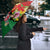 Vanuatu Christmas Umbrella Funny Santa with Namele and Boar Tusk Tribal - Polynesian Pride