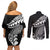 new-zealand-rugby-couples-matching-off-shoulder-short-dress-and-long-sleeve-button-shirts-maori-warrior-rugby-silver-fern-tribal-pattern