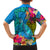 polynesian-family-matching-off-shoulder-short-dress-and-hawaiian-shirt-the-turtle-jung-flower-with-maori-pattern-ethnic-style