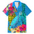 polynesian-family-matching-off-shoulder-short-dress-and-hawaiian-shirt-the-turtle-jung-flower-with-maori-pattern-ethnic-style