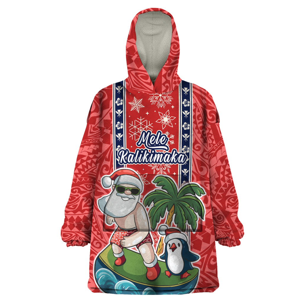 hawaii-christmas-wearable-blanket-hoodie-the-santa-surfing-hawaii-xmas-style