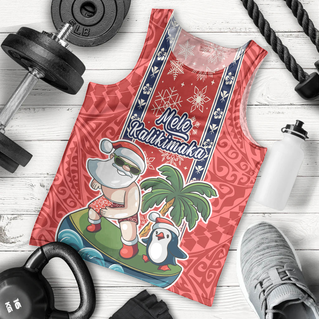 custom-hawaii-christmas-men-tank-top-the-santa-surfing-hawaii-xmas-style