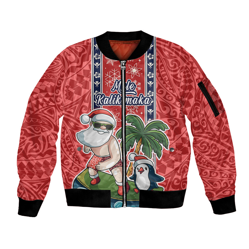 custom-hawaii-christmas-sleeve-zip-bomber-jacket-the-santa-surfing-hawaii-xmas-style