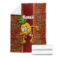 Hawaii Blanket Aloha Funny Pineapple Mix Kakau Hawaiian Tribal LT03 - Polynesian Pride