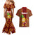 Hawaii Couples Matching Mermaid Dress and Hawaiian Shirt Aloha Funny Pineapple Mix Kakau Hawaiian Tribal LT03 - Polynesian Pride