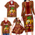 Hawaii Family Matching Long Sleeve Bodycon Dress and Hawaiian Shirt Aloha Funny Pineapple Mix Kakau Hawaiian Tribal LT03 - Polynesian Pride