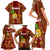 Hawaii Family Matching Short Sleeve Bodycon Dress and Hawaiian Shirt Aloha Funny Pineapple Mix Kakau Hawaiian Tribal LT03 - Polynesian Pride