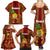 Hawaii Family Matching Summer Maxi Dress and Hawaiian Shirt Aloha Funny Pineapple Mix Kakau Hawaiian Tribal LT03 - Polynesian Pride