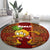 Hawaii Round Carpet Aloha Funny Pineapple Mix Kakau Hawaiian Tribal LT03 - Polynesian Pride