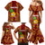 Custom Hawaii Family Matching Mermaid Dress and Hawaiian Shirt Aloha Funny Pineapple Mix Kakau Hawaiian Tribal LT03 - Polynesian Pride