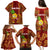 Custom Hawaii Family Matching Puletasi Dress and Hawaiian Shirt Aloha Funny Pineapple Mix Kakau Hawaiian Tribal LT03 - Polynesian Pride