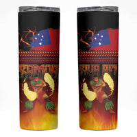 Samoan Siva Afi Skinny Tumbler Tribal Performers of Samoan Fire Knife Dancing