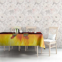 Samoan Siva Afi Tablecloth Tribal Performers of Samoan Fire Knife Dancing