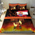 Tahitian Siva Afi Bedding Set Tribal Performers of Tahitian Fire Knife Dancing