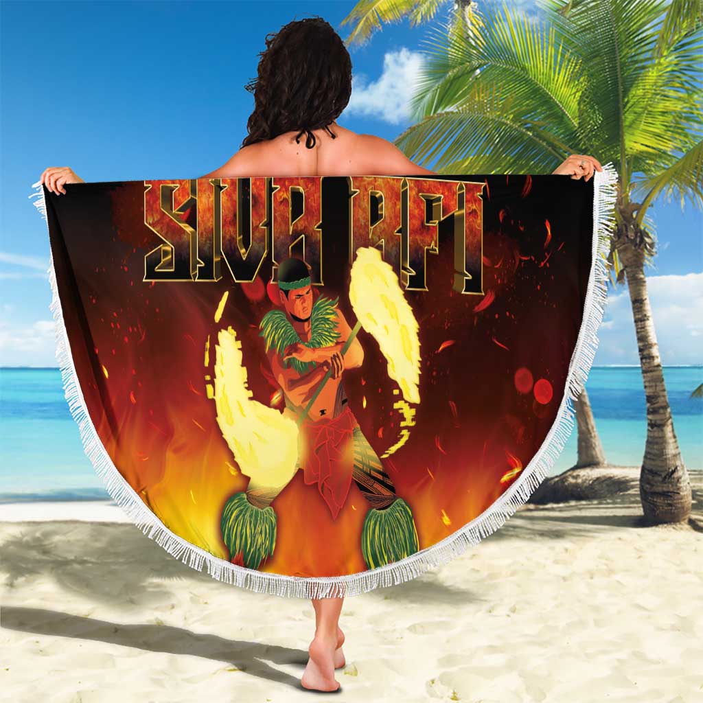 Aotearoa Siva Afi Beach Blanket Tribal Performers of Aotearoa Fire Knife Dancing LT03 - Polynesian Pride