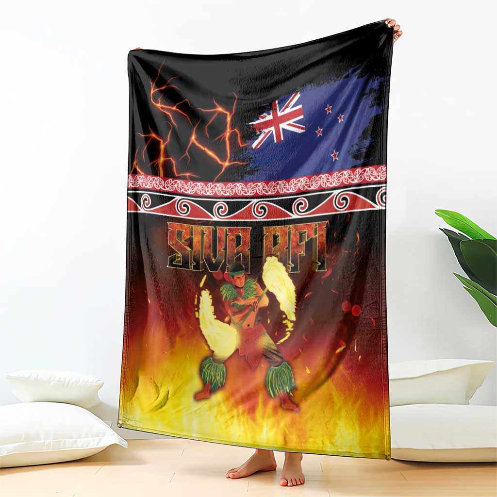 Aotearoa Siva Afi Blanket Tribal Performers of Aotearoa Fire Knife Dancing LT03 - Polynesian Pride