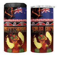 Aotearoa Siva Afi 4 in 1 Can Cooler Tumbler Tribal Performers of Aotearoa Fire Knife Dancing