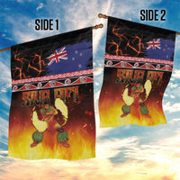 Aotearoa Siva Afi Garden Flag Tribal Performers of Aotearoa Fire Knife Dancing LT03 - Polynesian Pride