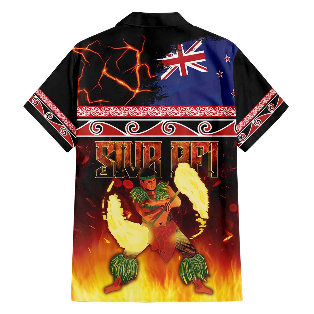 Aotearoa Siva Afi Hawaiian Shirt Tribal Performers of Aotearoa Fire Knife Dancing LT03 - Polynesian Pride