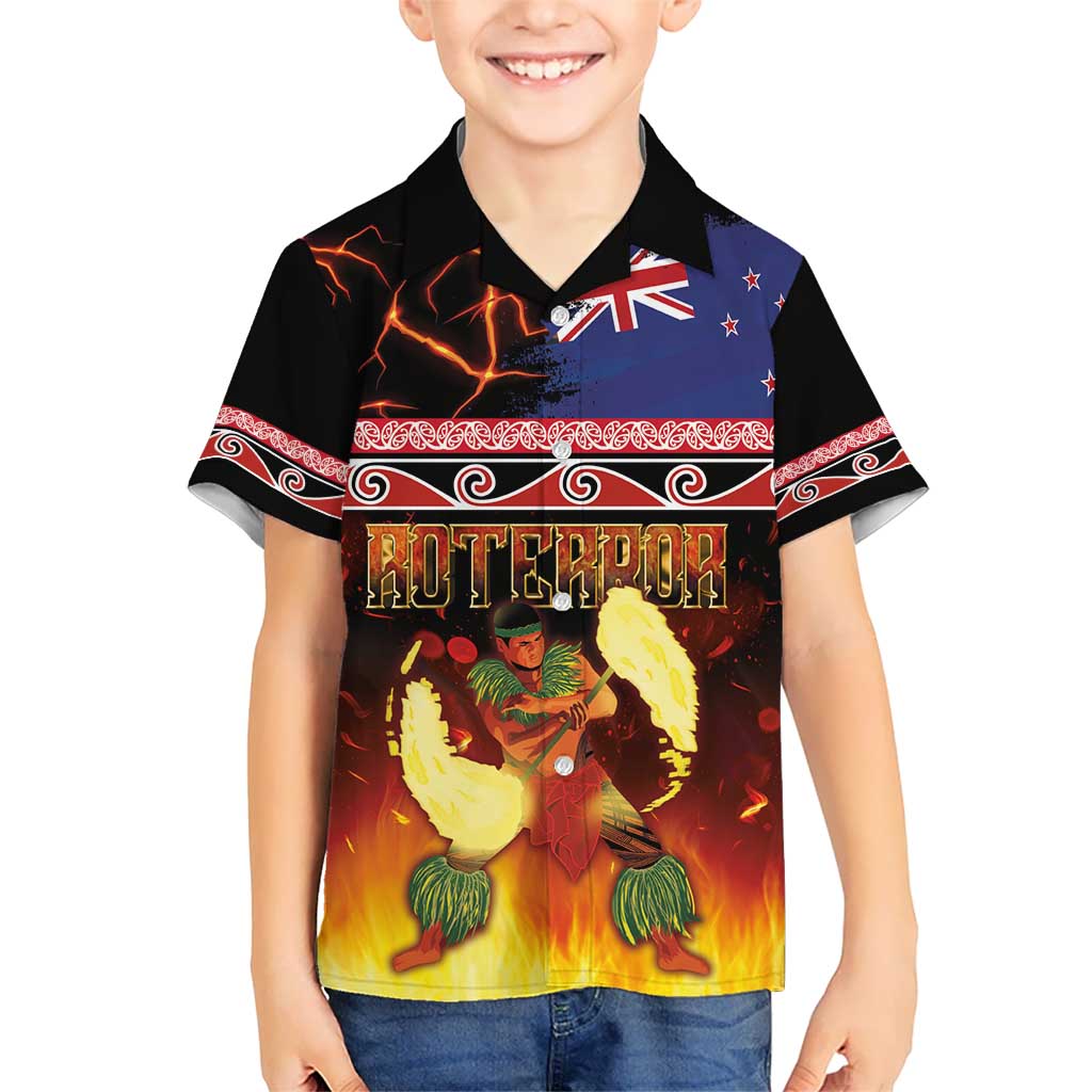 Aotearoa Siva Afi Hawaiian Shirt Tribal Performers of Aotearoa Fire Knife Dancing LT03 - Polynesian Pride