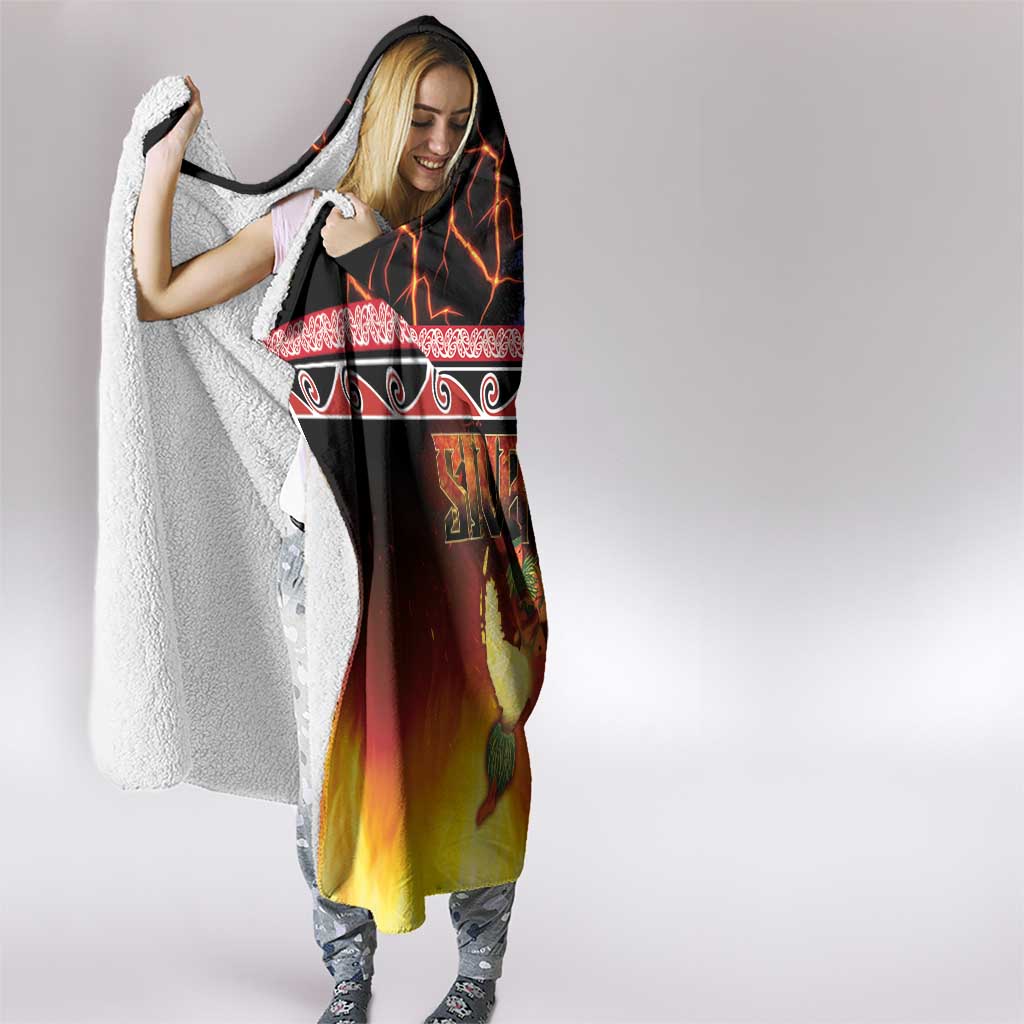 Aotearoa Siva Afi Hooded Blanket Tribal Performers of Aotearoa Fire Knife Dancing LT03 - Polynesian Pride