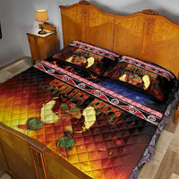 Aotearoa Siva Afi Quilt Bed Set Tribal Performers of Aotearoa Fire Knife Dancing LT03 - Polynesian Pride
