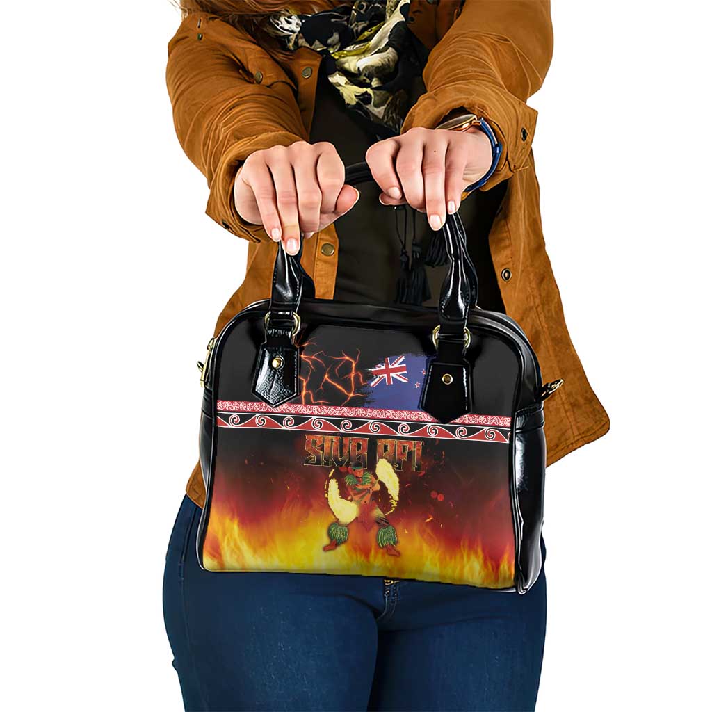 Aotearoa Siva Afi Shoulder Handbag Tribal Performers of Aotearoa Fire Knife Dancing