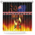 Aotearoa Siva Afi Shower Curtain Tribal Performers of Aotearoa Fire Knife Dancing