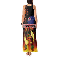Aotearoa Siva Afi Tank Maxi Dress Tribal Performers of Aotearoa Fire Knife Dancing LT03 - Polynesian Pride