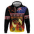 Aotearoa Siva Afi Zip Hoodie Tribal Performers of Aotearoa Fire Knife Dancing