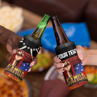 Personalised Samoan Spirit - Samoa Tribal Heritage 4 in 1 Can Cooler Tumbler